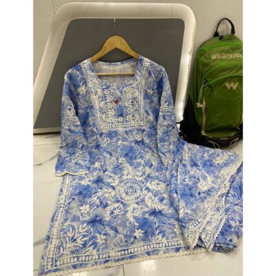 Prisha- Floral Rayon Tulip Pant Set