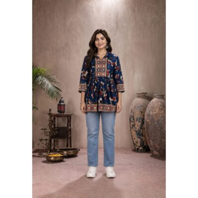 Raga- Ethnic Mirror Work Short Kurti