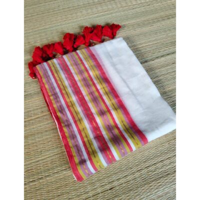 Bunai- Handloom Mulmul Cotton Saree