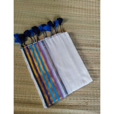 Bunai- Handloom Mulmul Cotton Saree