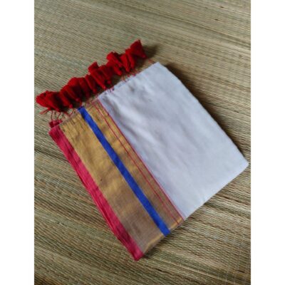Bunai- Handloom Mulmul Cotton Saree