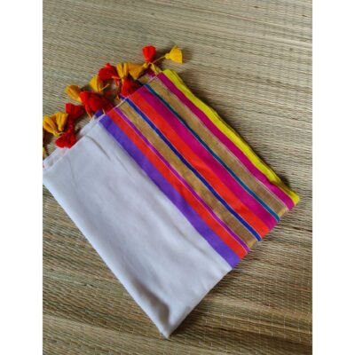 Bunai- Handloom Mulmul Cotton Saree
