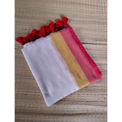 Bunai- Handloom Mulmul Cotton Saree