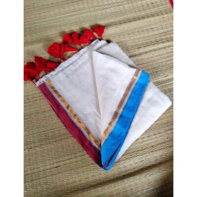 Bunai- Handloom Mulmul Cotton Saree