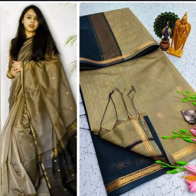 Viha- Maheshwari Zari Booti Saree