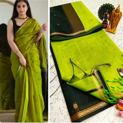 Viha- Maheshwari Zari Booti Saree