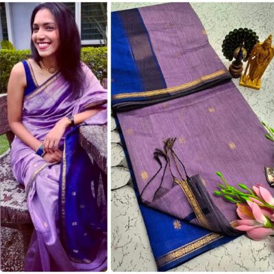 Viha- Maheshwari Zari Booti Saree