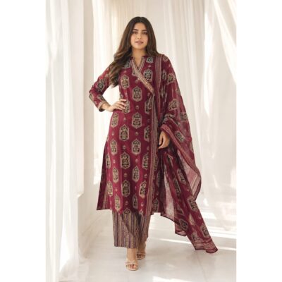 Vriti- Angrakha Style Ethnic Kurta Set
