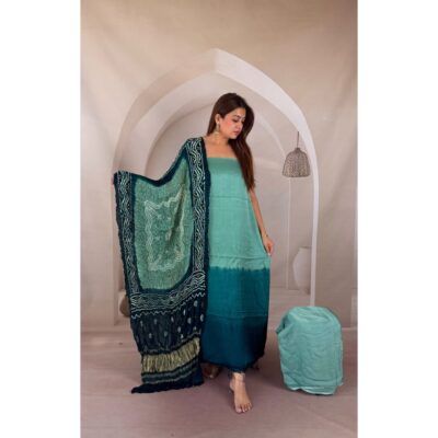 Aarna- Shaded Modal Silk Suit Set