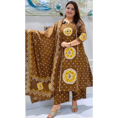 Suhani- Embroidered 3 Piece Suit Set