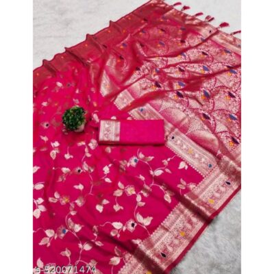 Swara- Zari Woven Banarasi Silk Saree