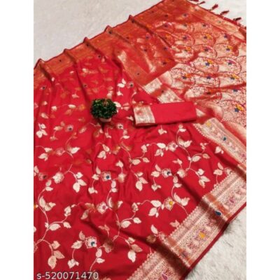 Swara- Zari Woven Banarasi Silk Saree