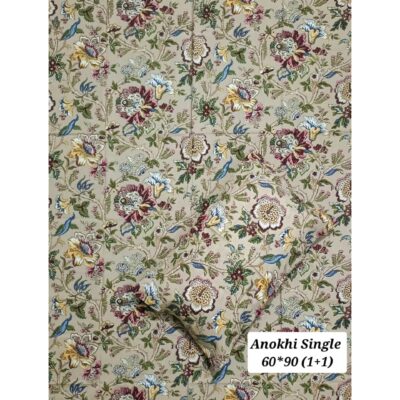 Elora- Floral Print Single Bedsheet