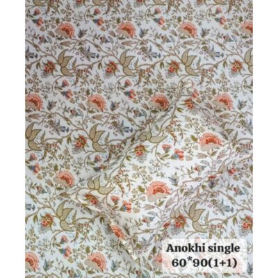 Elora-Floral Print Single Bedsheet