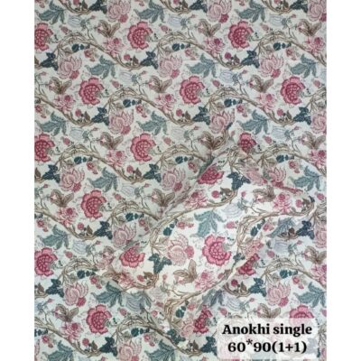 Elora- Floral Print Single Bedsheet