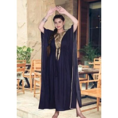 Glamira- Embroidered Rayon Kaftan