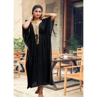 Glamira- Embroidered Rayon Kaftan