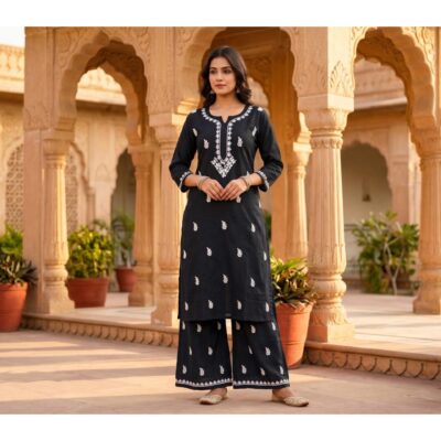 Saira- Plus Size Rayon Kurta Set