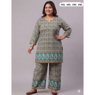 Ira- Ethnic Print Cotton Co-ord Set