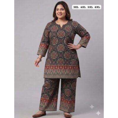 Ira- Ethnic Print Cotton Co-ord Set