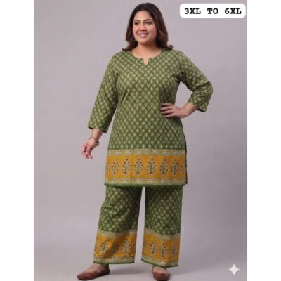 Ira- Ethnic Print Cotton Co-ord Set