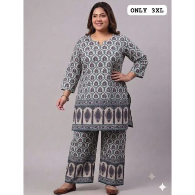 Ira- Ethnic Print Cotton Co-ord Set