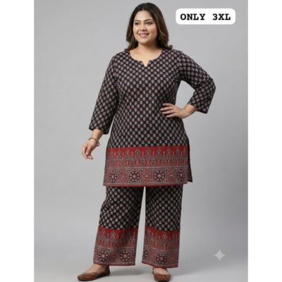 Ira- Ethnic Print Cotton Co-ord Set