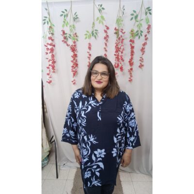 Kiara- Plus-size Rayon Floral Top