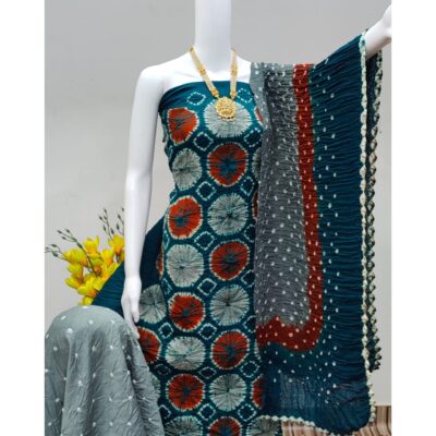 Kalakriti- Cotton Shibori Suit Set