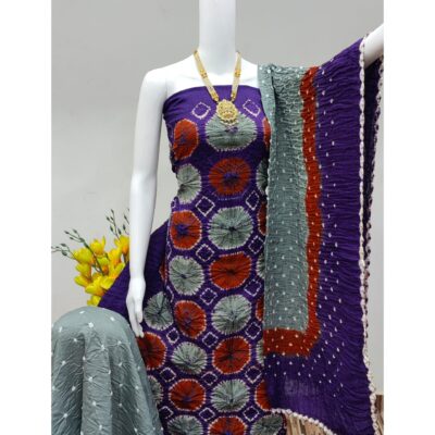 Kalakriti- Cotton Shibori Suit Set
