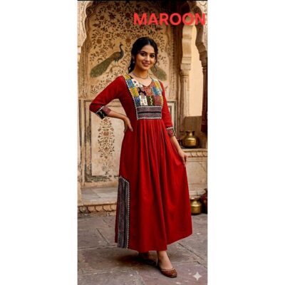 Saaj- Multicolour Ajrakh Patchwork Kurti