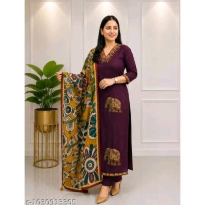 Mira- Ethnic Printed 3 Piece Suit Set