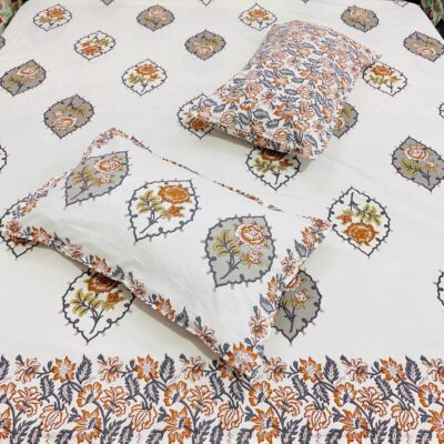 Artloom- Premium Printed King Size Bedsheet