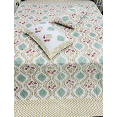 Artloom- Premium Printed King Size Bedsheet