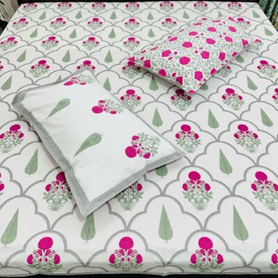 Artloom- Premium Printed King Size Bedsheet Set