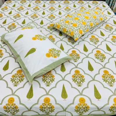 Artloom- Premium Printed King Size Bedsheet