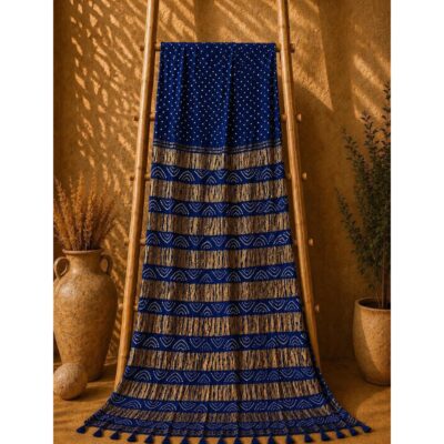 Virasat- Traditional Bandhani Modal Silk Saree