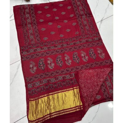 Charvi- Royal Printed Modal Silk Saree