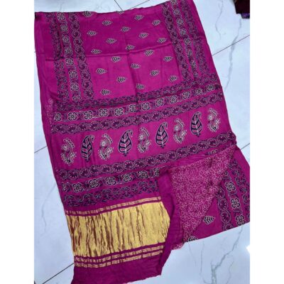 Charvi- Royal Printed Modal Silk Saree
