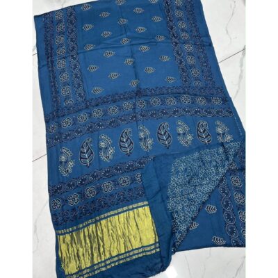 Charvi- Royal Printed Modal Silk Saree