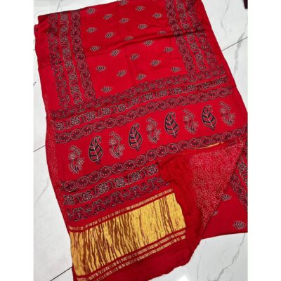 Charvi- Royal Printed Modal Silk Saree