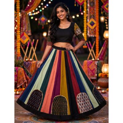 Rangriti- Multicolour Festive Chaniya Choli