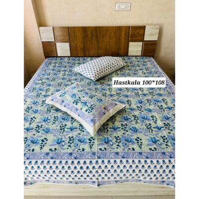 CottonCraft- Premium Handloom King Size Bedsheet