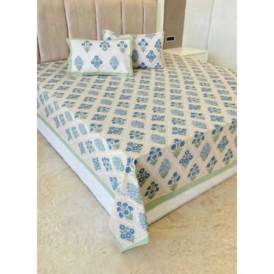 CottonCraft- Premium Handloom King Size Bedsheet