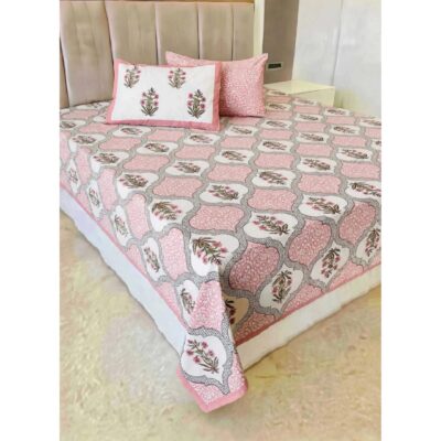 CottonCraft- Premium Handloom King Size Bedsheet