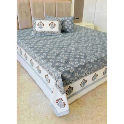 CottonCraft- Premium Handloom King Size Bedsheet
