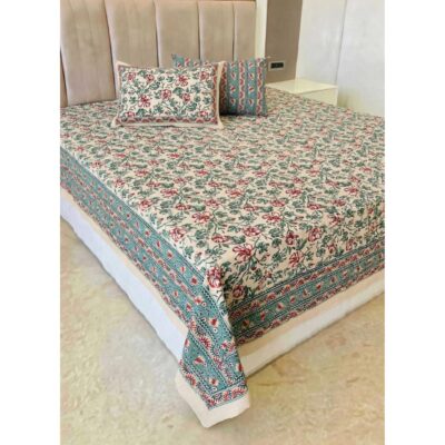 CottonCraft- Premium Handloom King Size Bedsheet