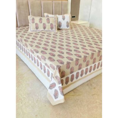 CottonCraft- Premium Handloom King Size Bedsheet