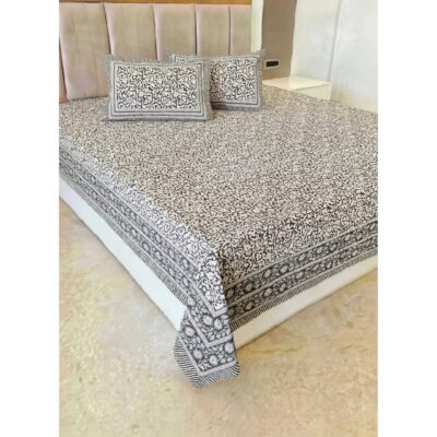 CottonCraft- Premium Handloom King Size Bedsheet