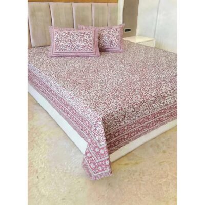 CottonCraft- Premium Handloom King Size Bedsheet